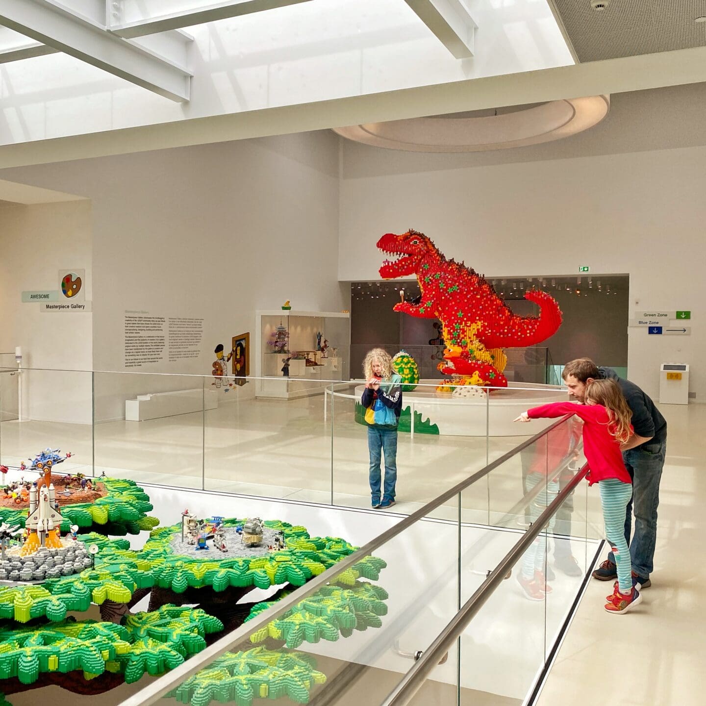Family at Lego House