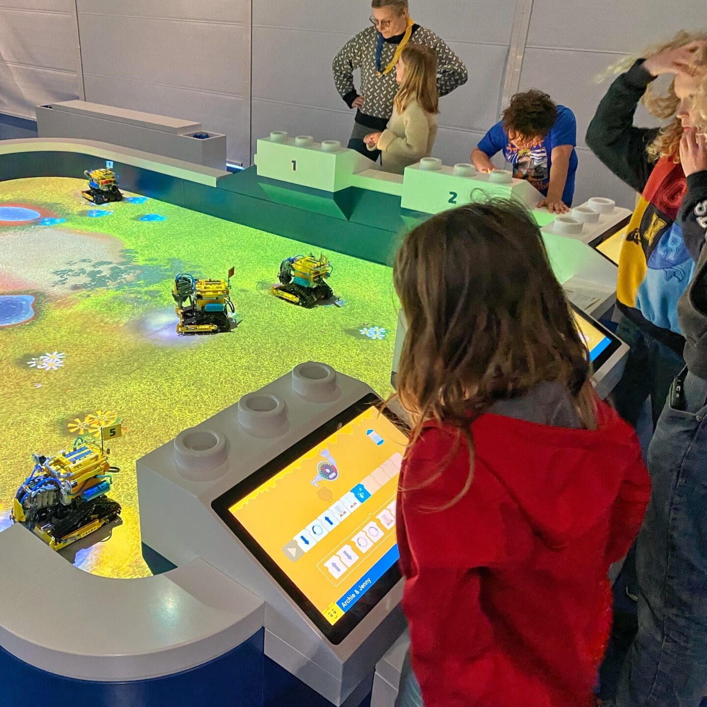 Children doing bee robots